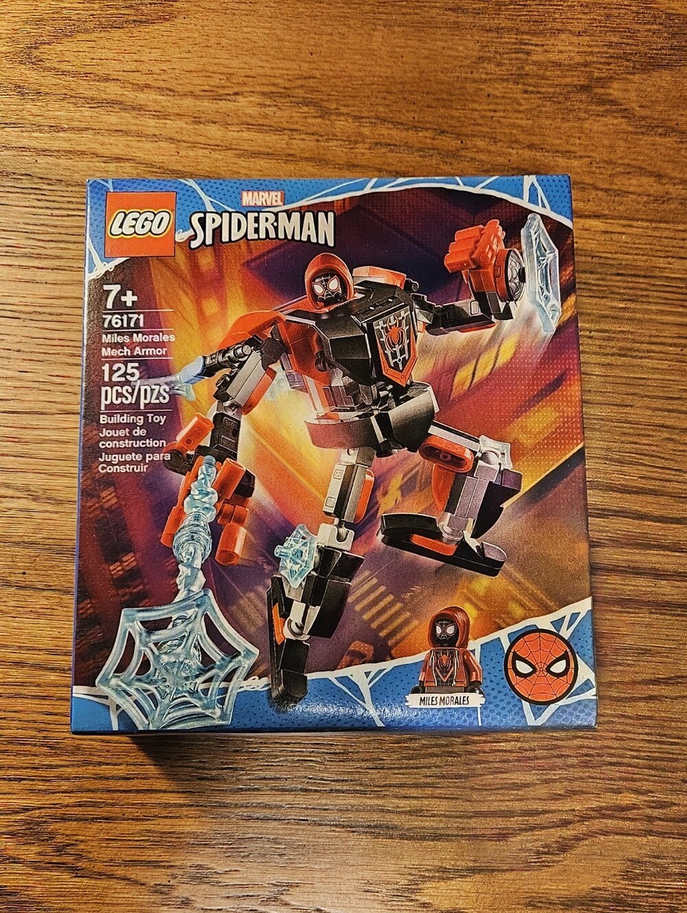 Lego 76171 Marvel Spider-Man Miles Morales Mech Armor - Red, Black